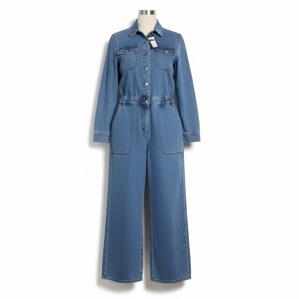 Universal Thread Blue Denim Jumpsuit Overalls
